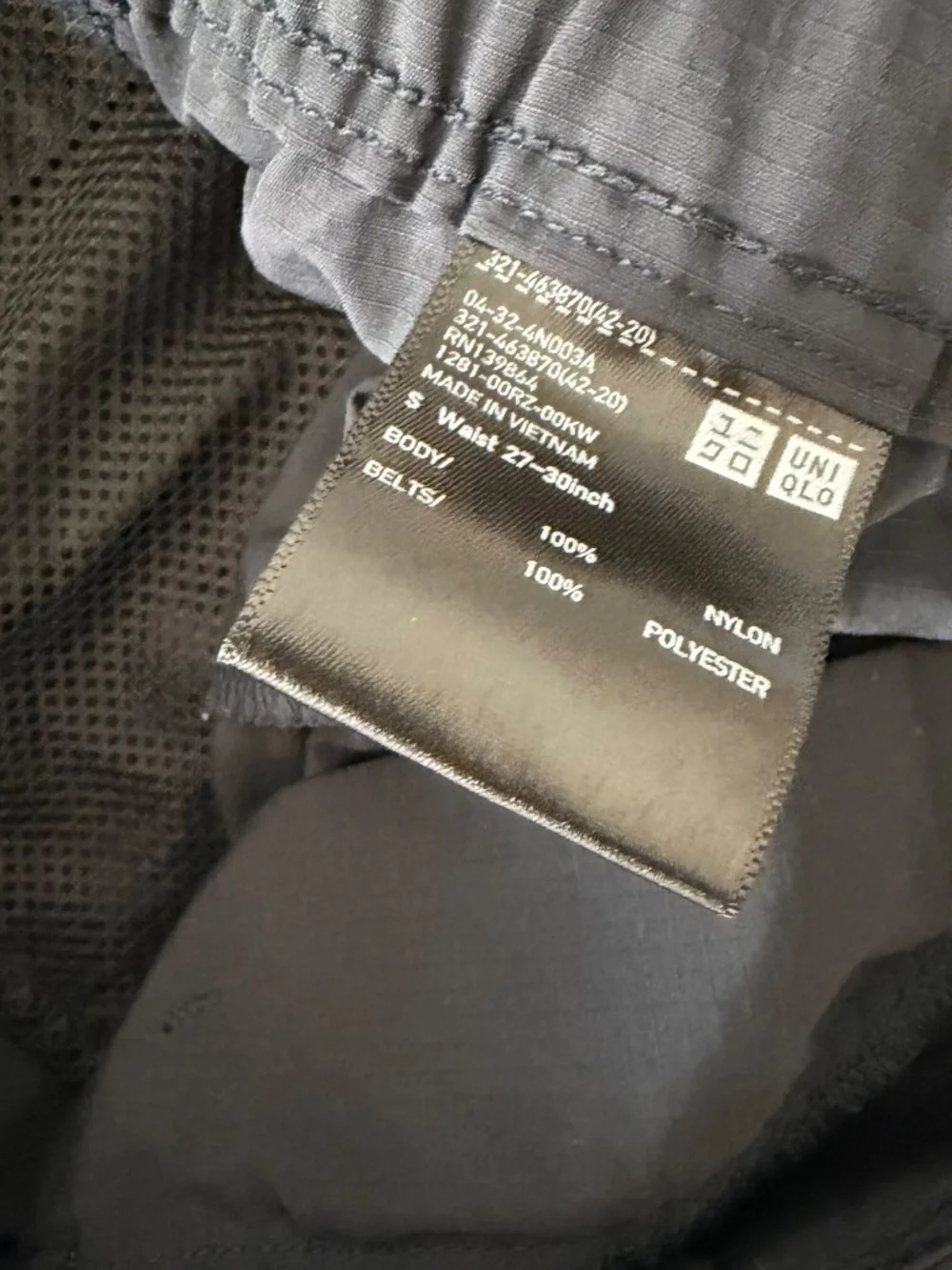 UNIQLO Black shorts